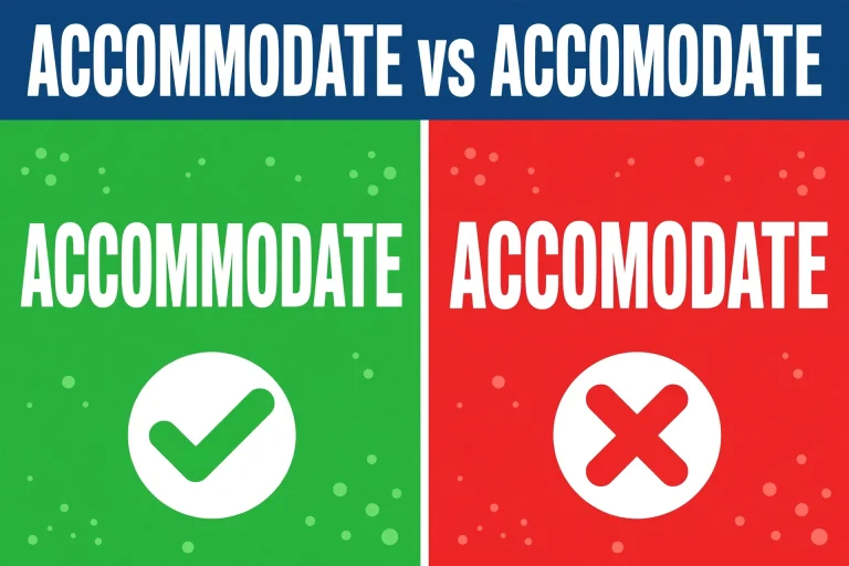 Accommodate or Accomodate: What's the Difference? — featured image