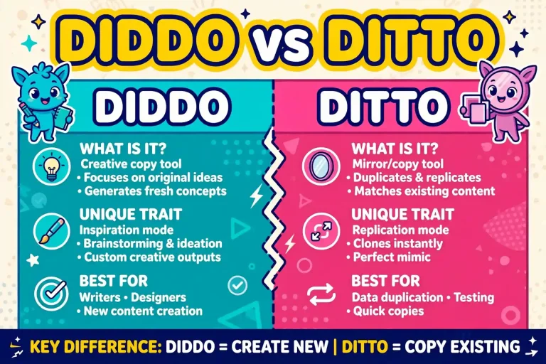 Diddo or Ditto: What’s the Difference? (With Examples)