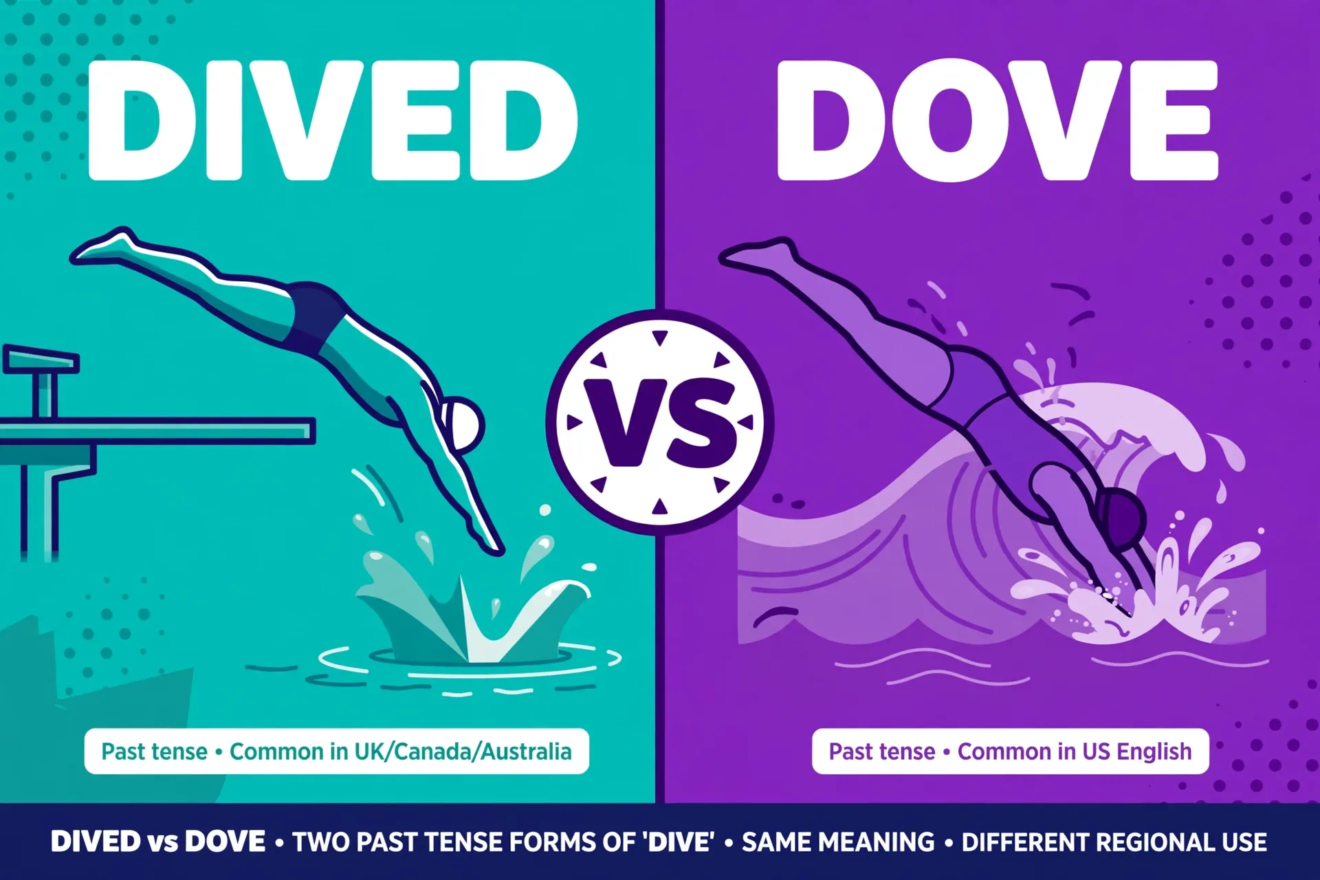 Dived or dove comparison — what is the difference