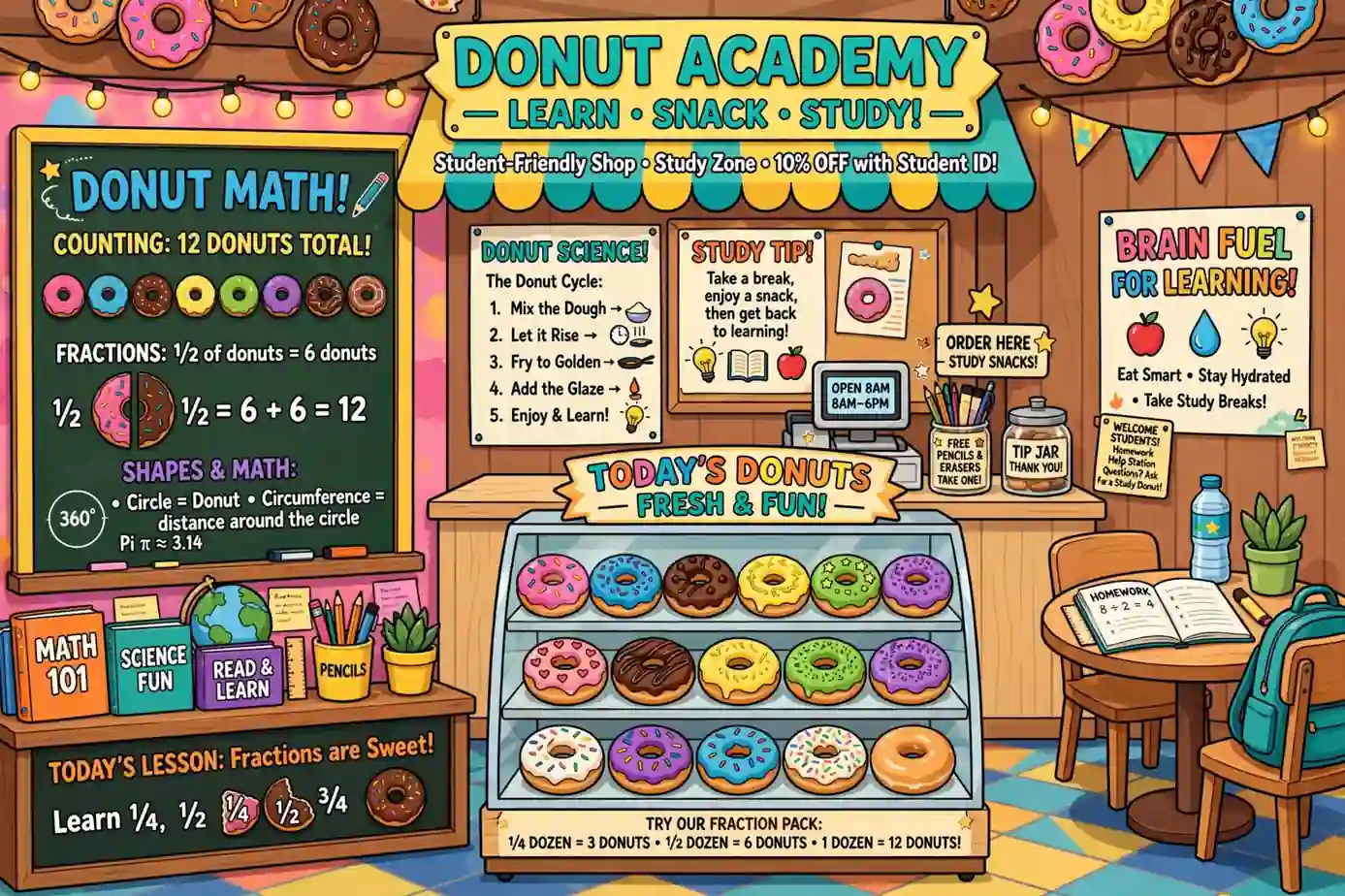 Doughnut is the traditional spelling, donut is the American shortcut