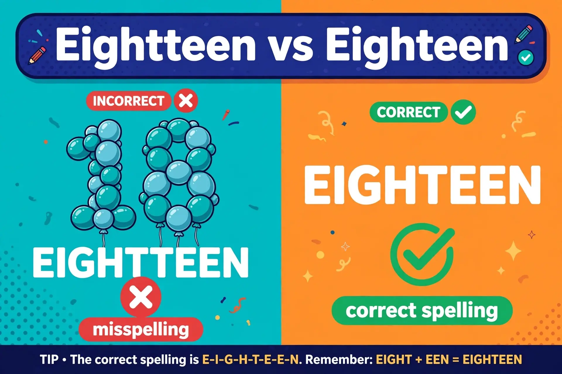 Eightteen or Eighteen comparison — what is the difference