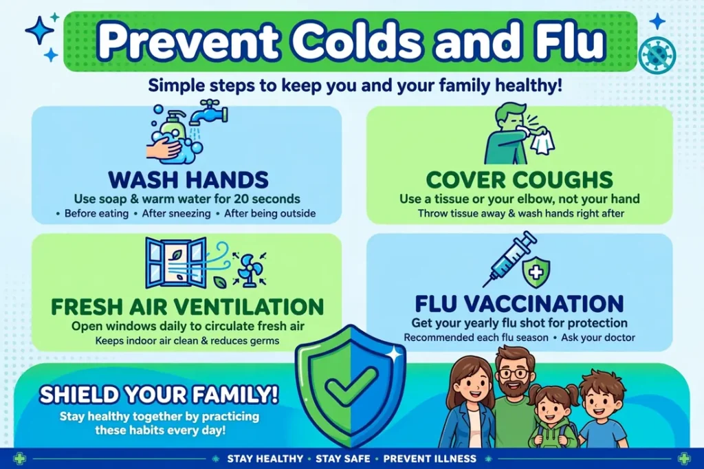 How to prevent colds and flu