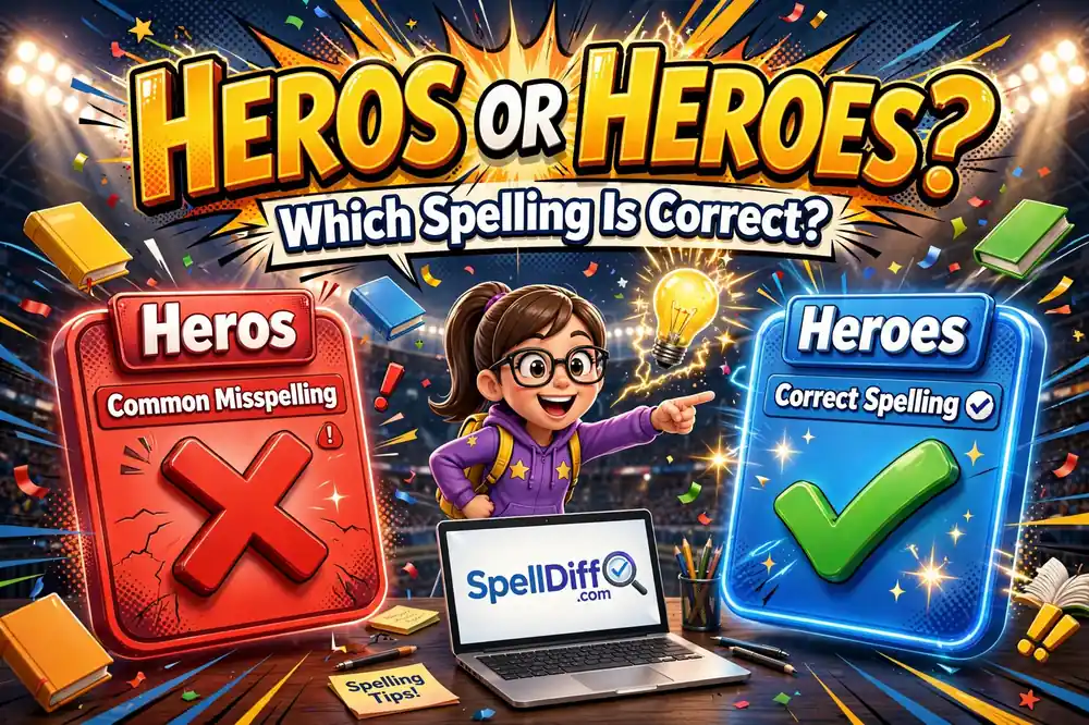 Heros or Heroes comparison — which spelling is correct