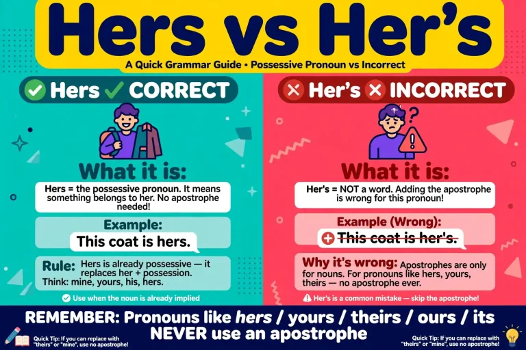 Hers or Her’s: What’s the Difference? (With Examples)
