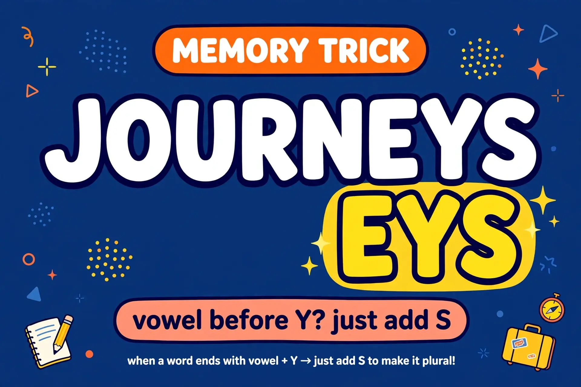 journeys spelling memory trick graphic