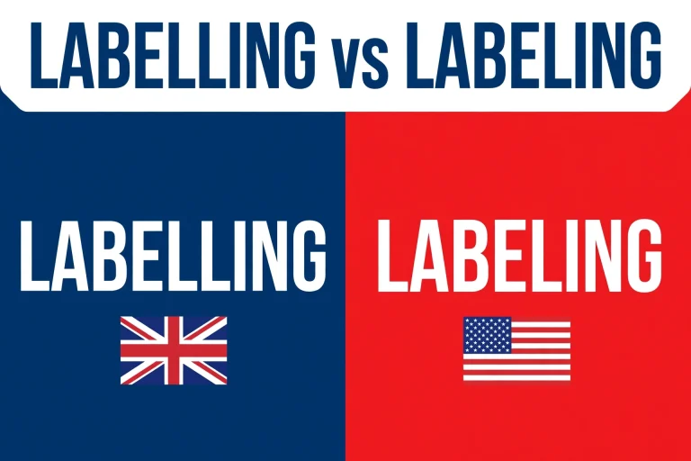 Labelling or Labeling: US vs UK Spelling Explained