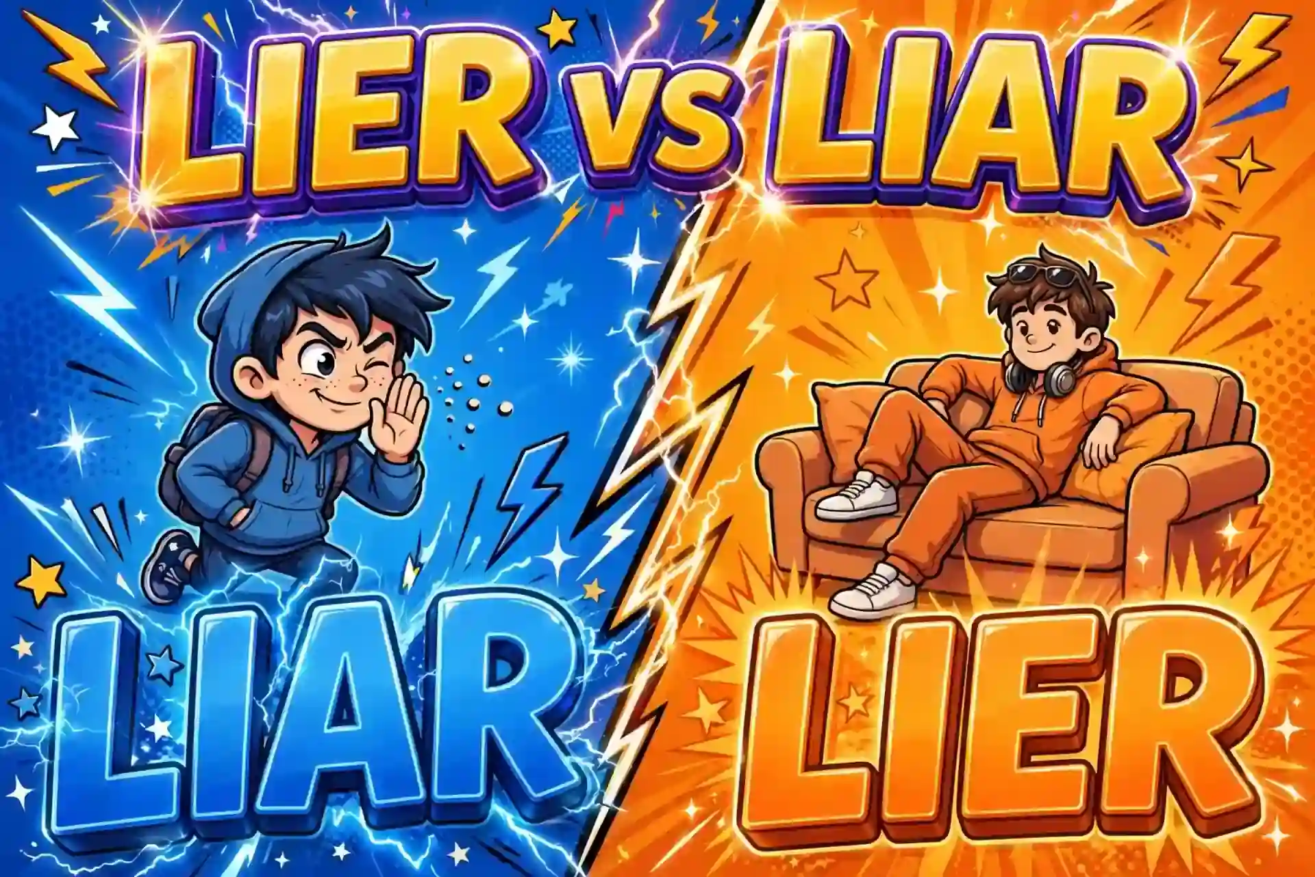 Lier or liar comparison — what is the difference