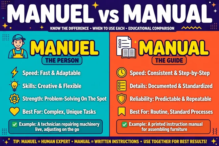 Manuel or Manual: Which Is Correct?