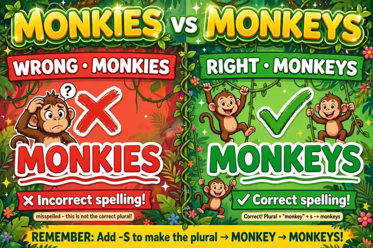 Monkies or Monkeys: Which Spelling Is Correct?