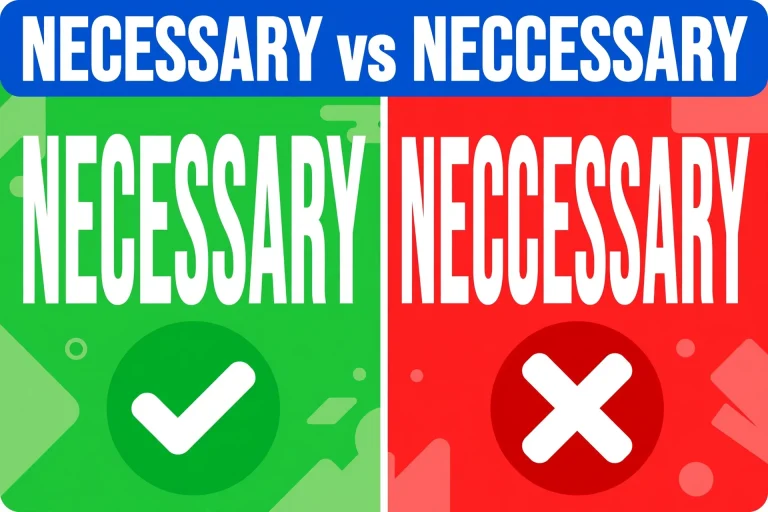 Necessary or Neccessary: What’s the Difference?