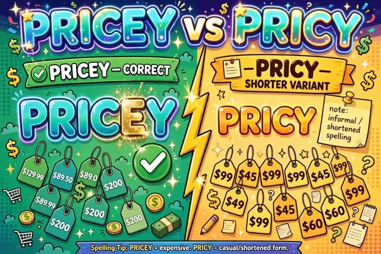 Pricy or Pricey: Which Is Correct?