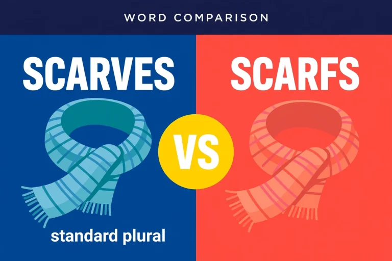 Scarves or Scarfs: What’s the Difference? (With Examples)