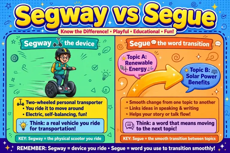 Segway or Segue