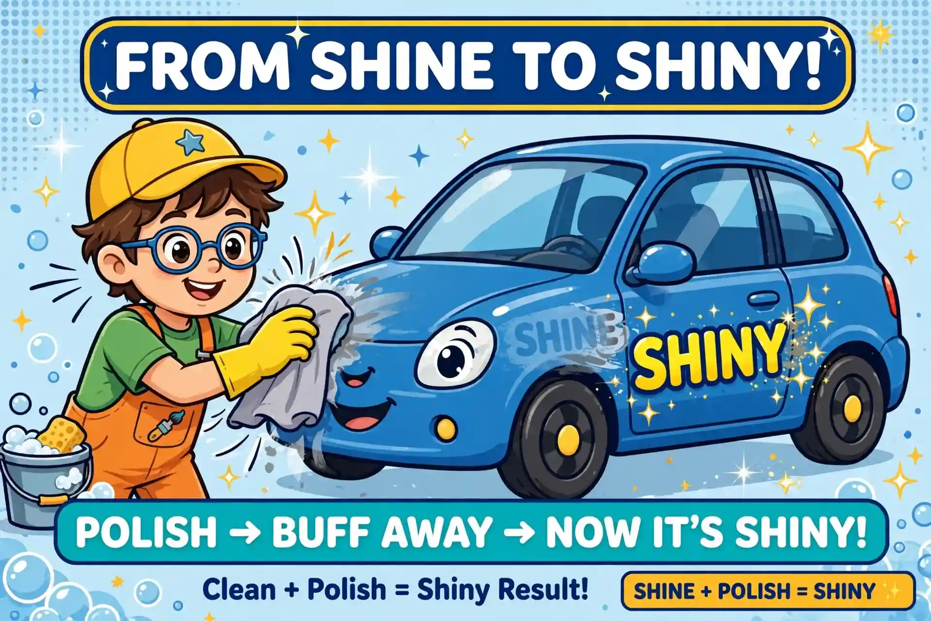 Shiny drops the E, shiney is a misspelling