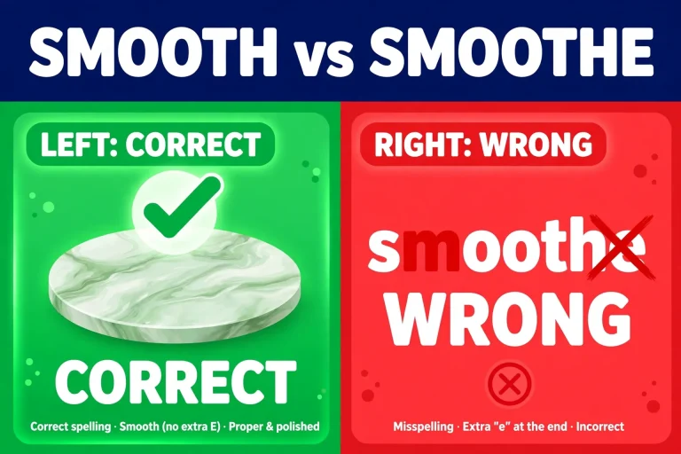 Smooth or Smoothe: What’s the Difference? (With Examples)