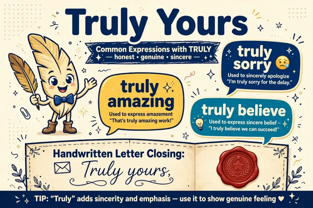 Common expressions with truly