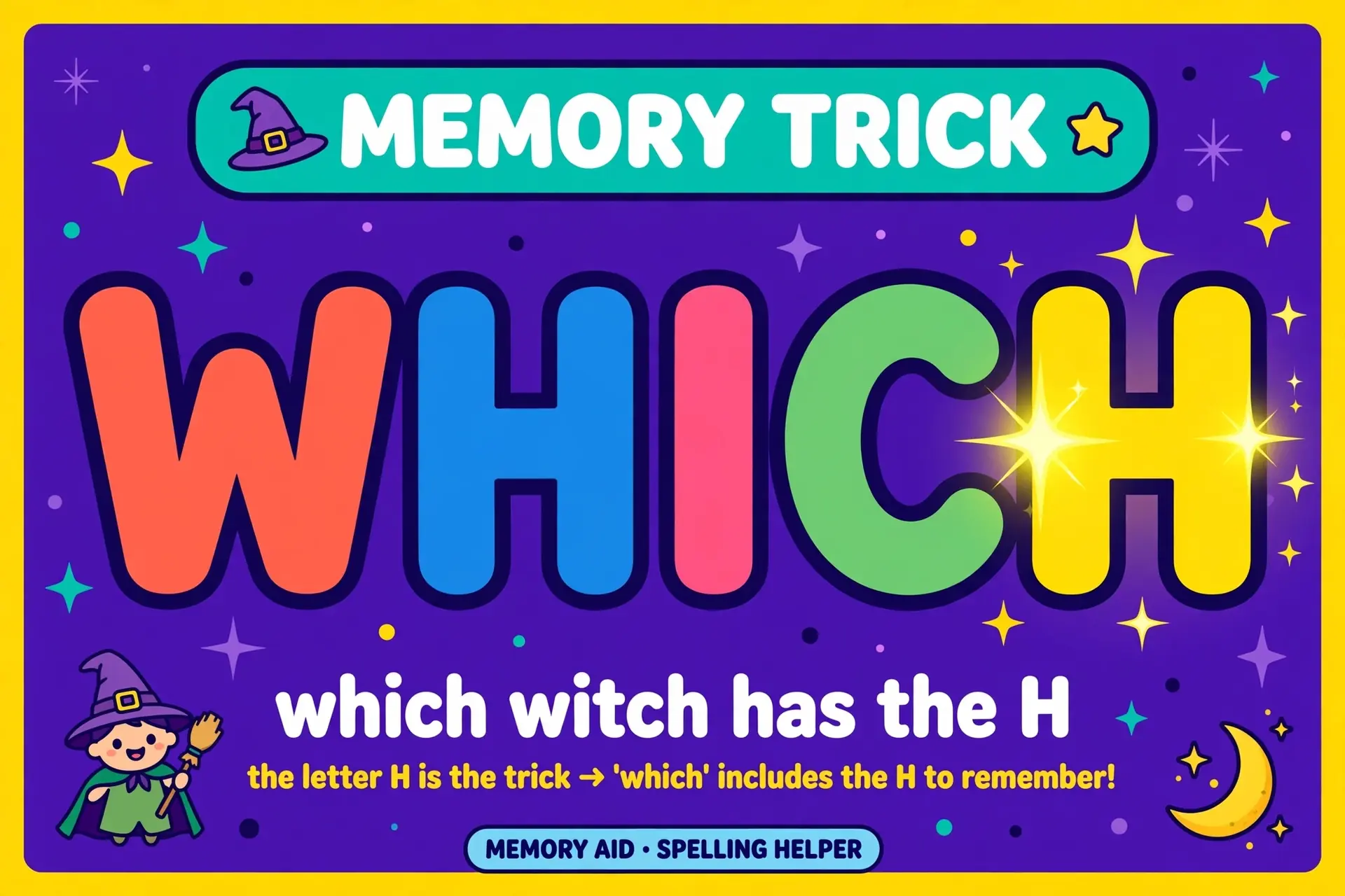 wich or which memory trick