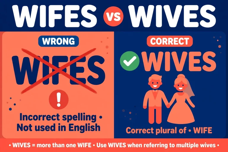 Wifes or Wives: What’s the Correct Spelling? (Examples)