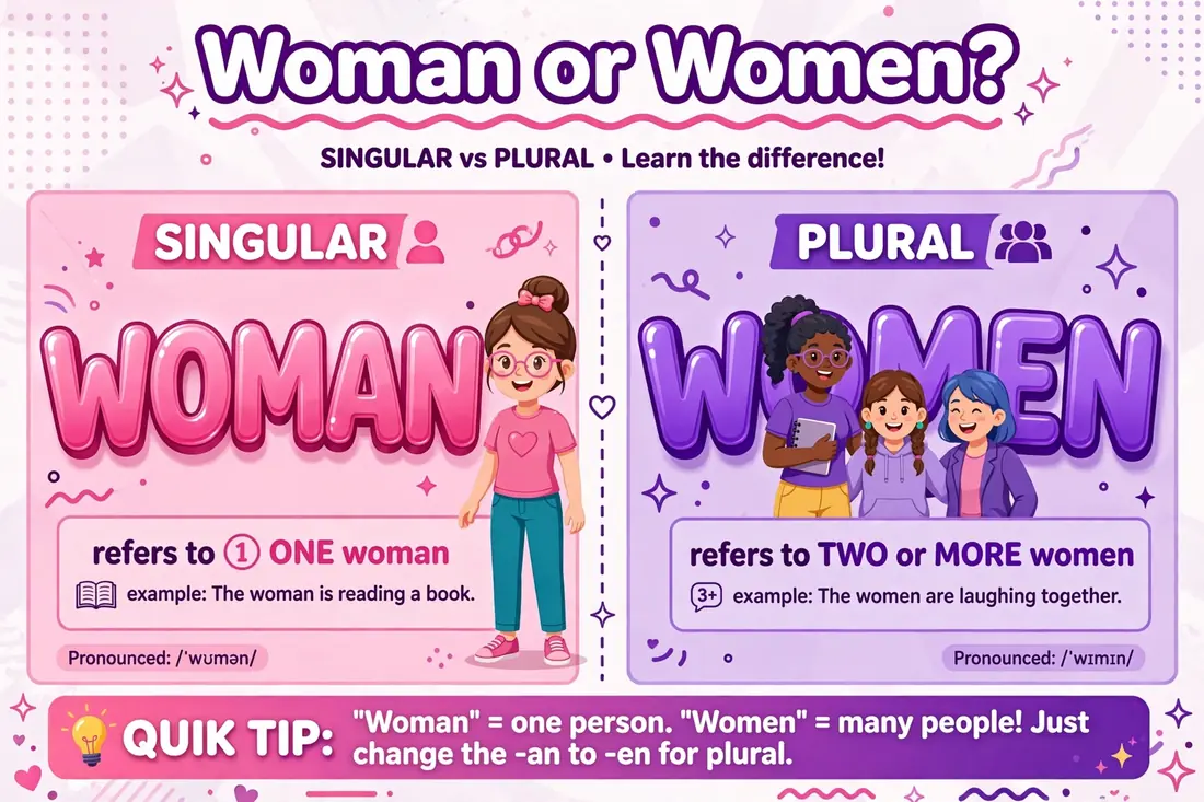Women or Woman comparison — meaning and difference