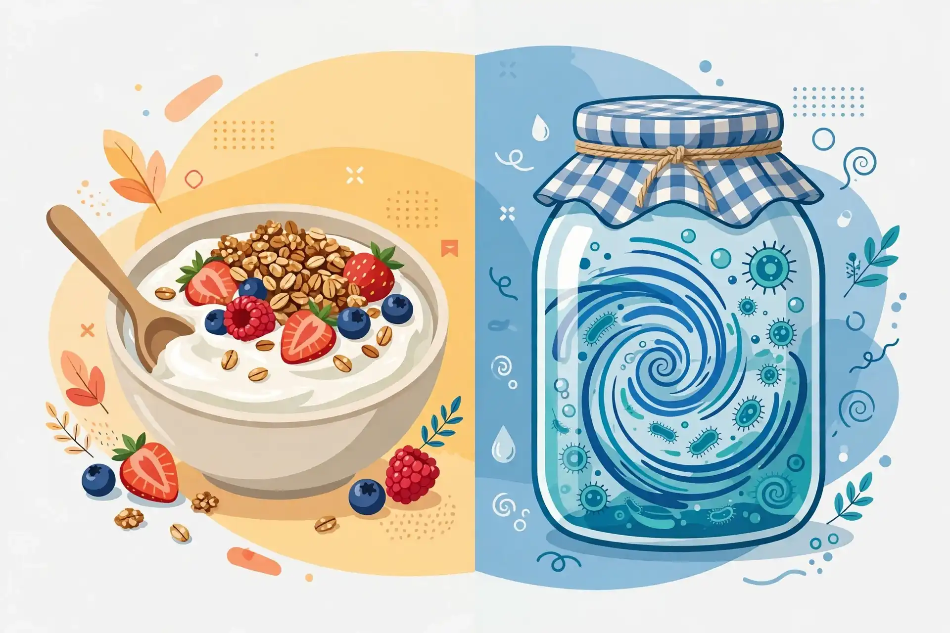 Yogurt vs yoghurt meaning comparison illustration