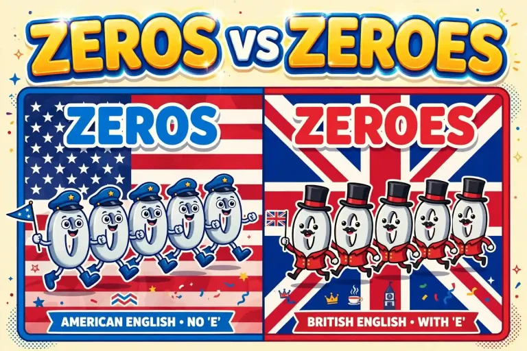 Zeros or Zeroes: Which Is Correct? (With Examples)